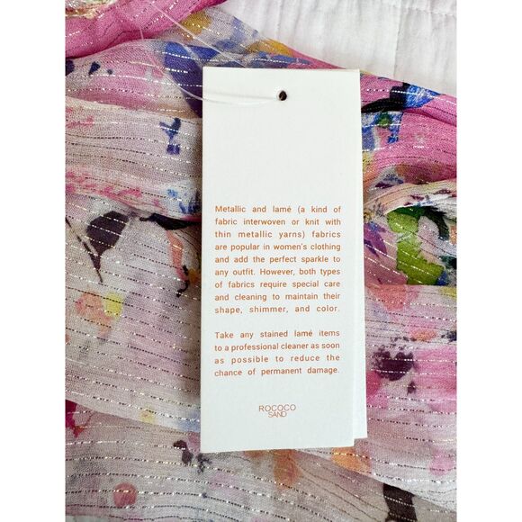 ✨ ROCOCO SAND Lelia Lurex Bodysuit NWT - Size M ✨ - Picture 8 of 9